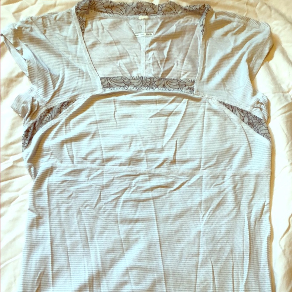 Lightweight Lululemon T-shirt with sheer detail